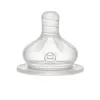 NIP Láhev kojenecká sklo,široká,silkon-S,240ml,0m+,uni