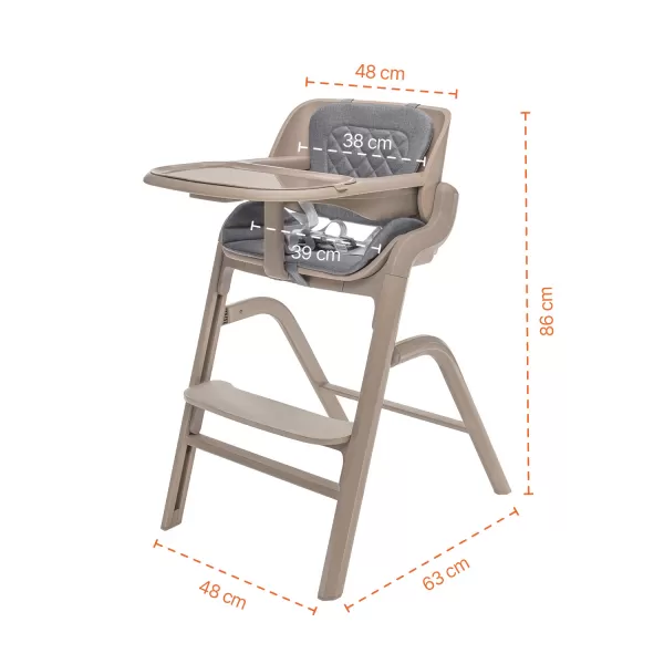 Zopa Set židlička Inspira + novorozenecký set + houpací základna