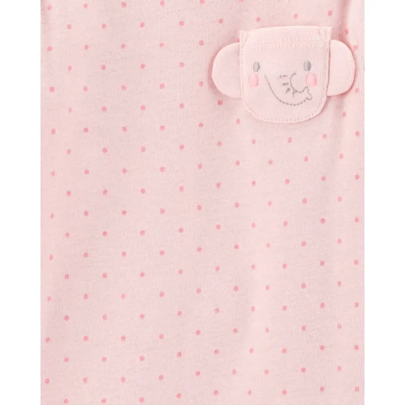 CARTER'S Body dlouhý rukáv Character Pocket holka 4ks NB, vel. 56