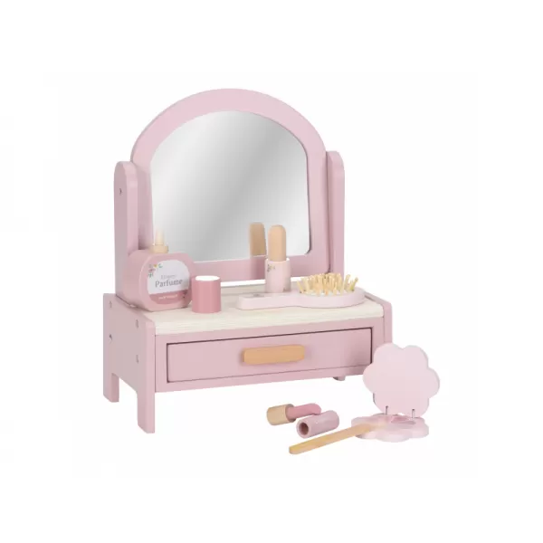 Little Dutch Toaletní stoleček dřevěný Pink