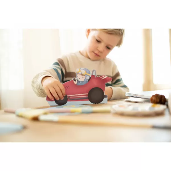 Little Dutch Kniha s vystřihovacími auty Jim