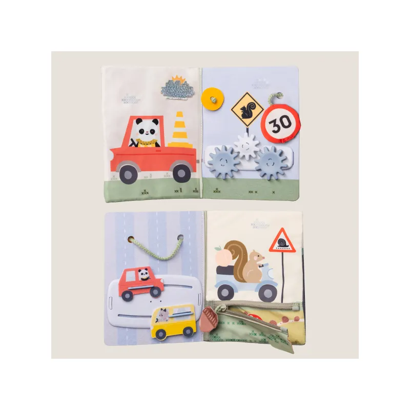 Taf Toys Knížka s aktivitami do auta Busy Book