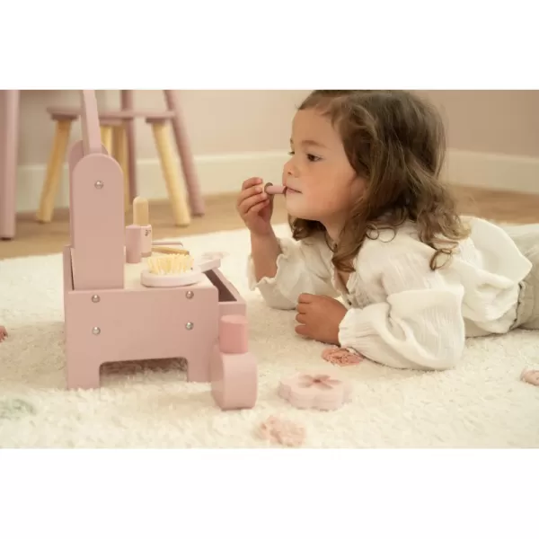 Little Dutch Toaletní stoleček dřevěný Pink