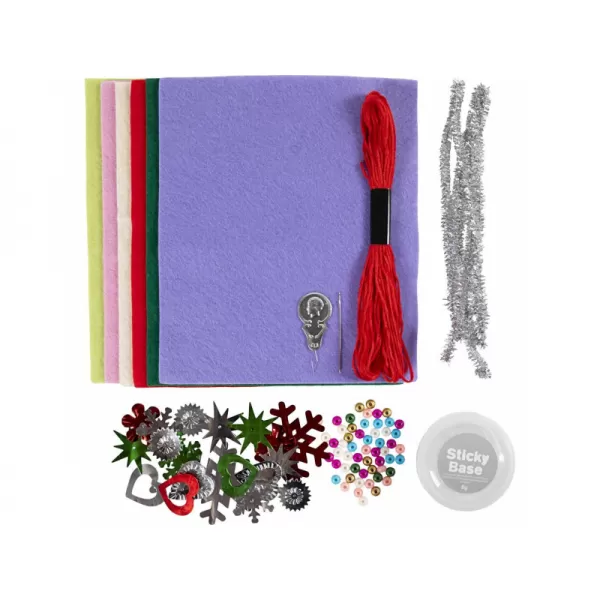 Creativ Company Kreativní sada Vánoční ozdoby plstěné