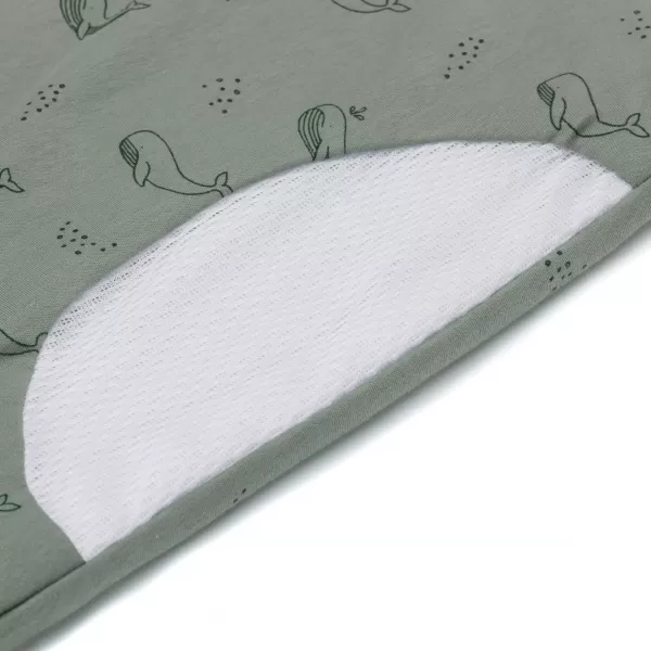 Fillikid Dětský pytel na spaní celoroční whale green 60 cm