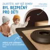 Sipo Ochranná páska pěnová pro ochranu hran a rohů nábytku, 2m, HNĚDÁ