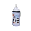 NIP Straw cup láhev s brčkem PP, 330ml, kluk