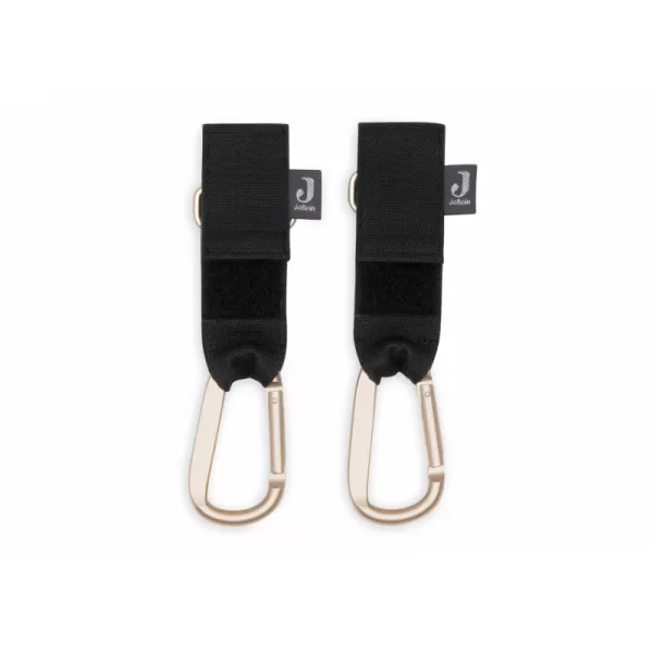 Jollein Úchyty na kočárek Black