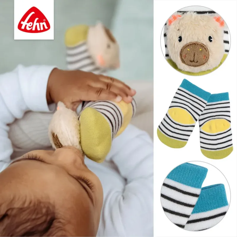 Baby Fehn Chrastící ponožky capybara