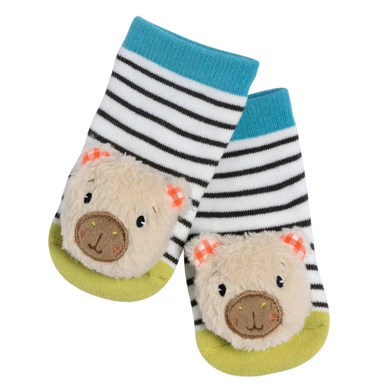 Baby Fehn Chrastící ponožky capybara
