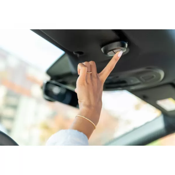 KikkaBoo Zpětné zrcátko do auta s LED světlem