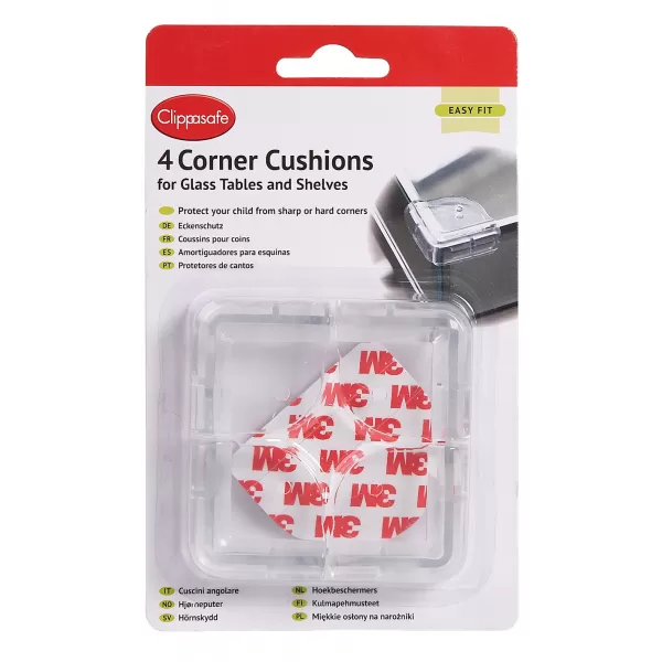 Clippasafe Plastová ochrana skleněných rohů 4ks