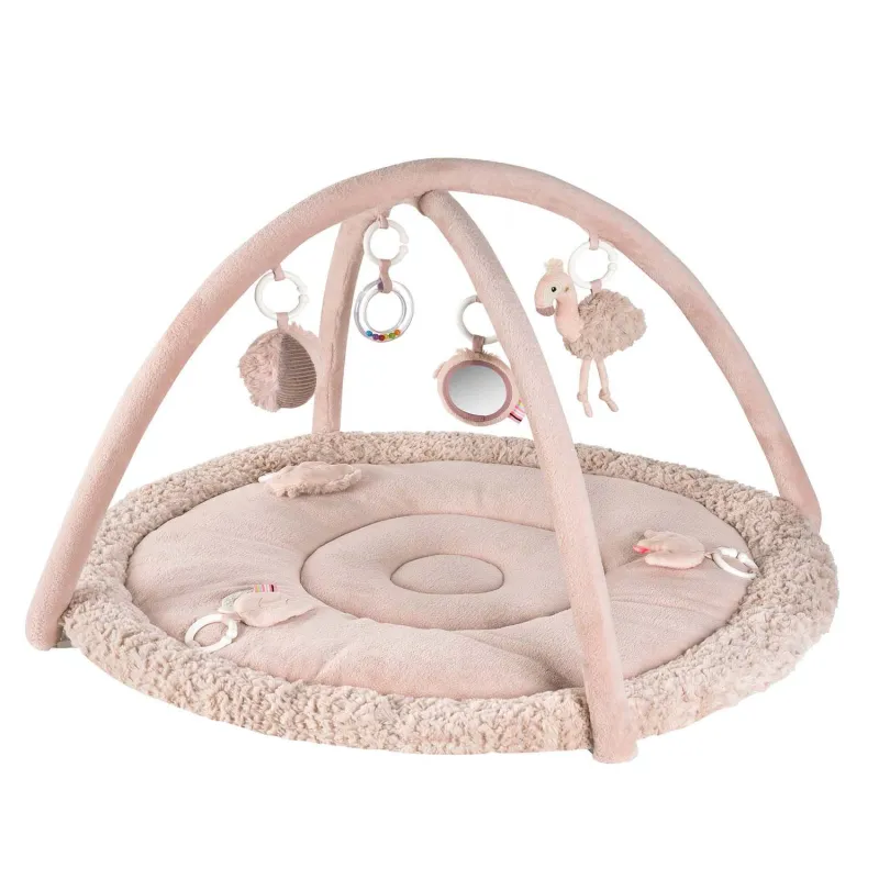 Baby Fehn 3D aktivity deka plameňák, Pink
