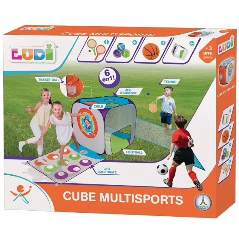 Ludi Skládací hrací stan Sport 6v1