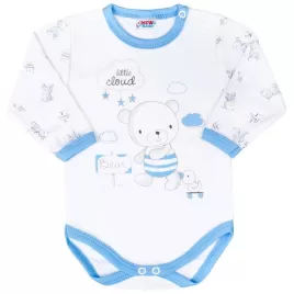 New Baby Kojenecké body Bears modré