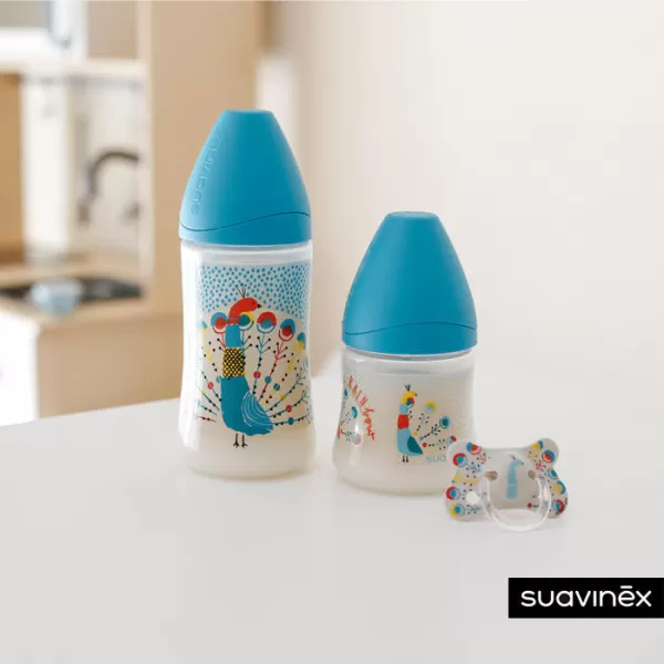 Suavinex LÁHEV Kulatá savička SILIKON 150 ml