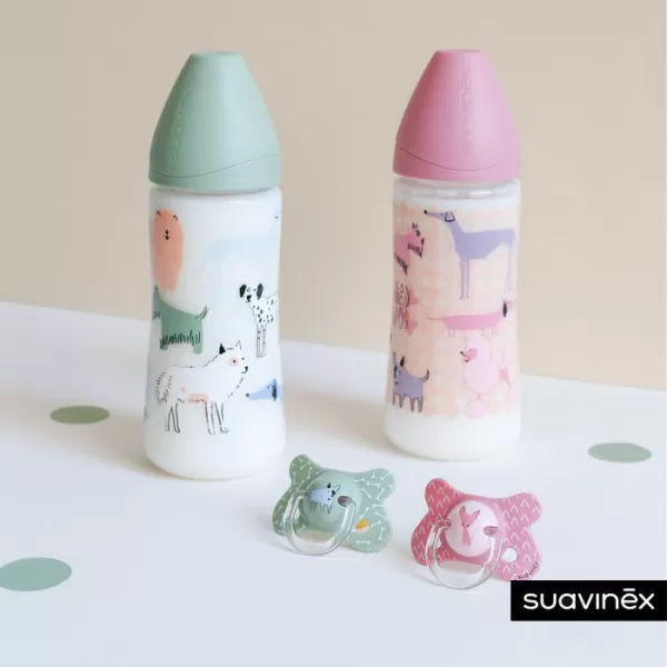 Suavinex LÁHEV Kulatá savička SILIKON 360 ml