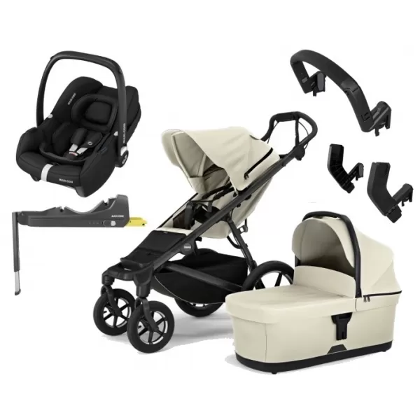 Thule Urban Glide 4-wheel + Bassinet + Maxi Cosi