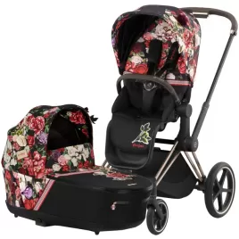 CYBEX Rám Priam 4.0, Seat Pack, Lux Carry Cot Spring Blossom