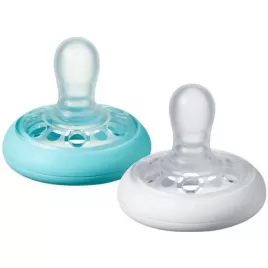 Tommee Tippee Šidítko C2N silikon Natural 2ks 0-6m