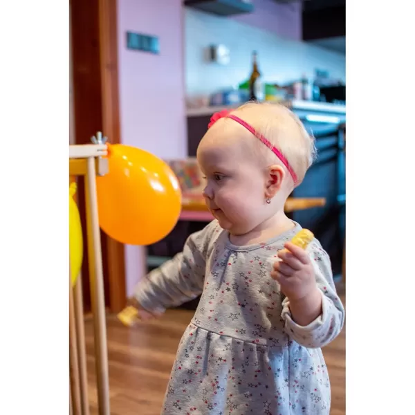 New Baby Kojenecké šatičky s dlouhým rukávem For Girls hvězdičky