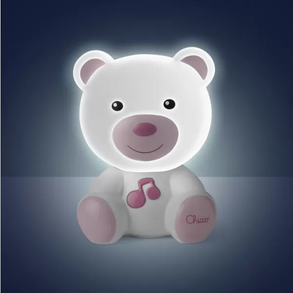 Chicco Světélko noční hudební Medvídek 0m+