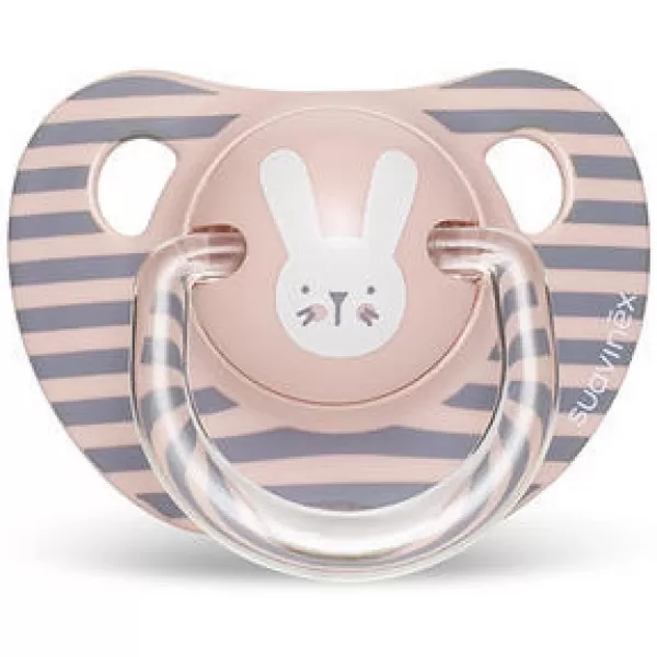 Suavinex PREMIUM Dudlík anatomický HYGGE 6-18 m PROUŽKY