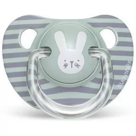 Suavinex PREMIUM Dudlík anatomický HYGGE 6-18 m PROUŽKY