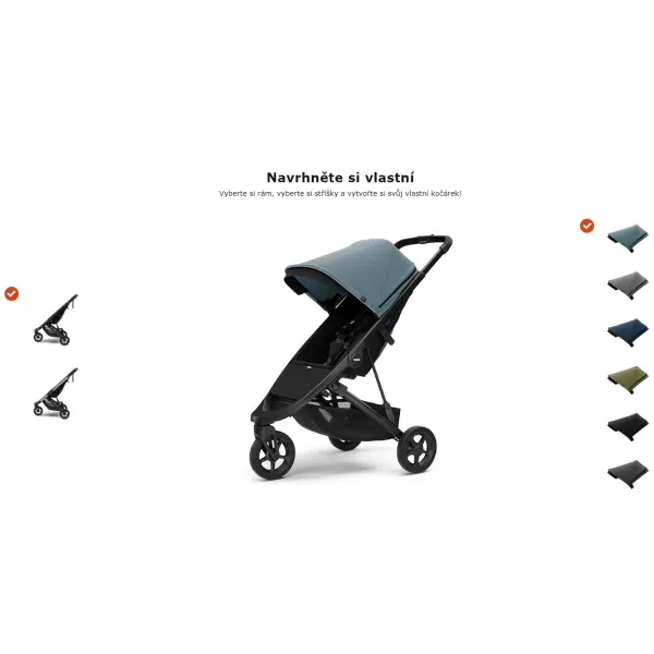 Thule SPRING STROLLER Black