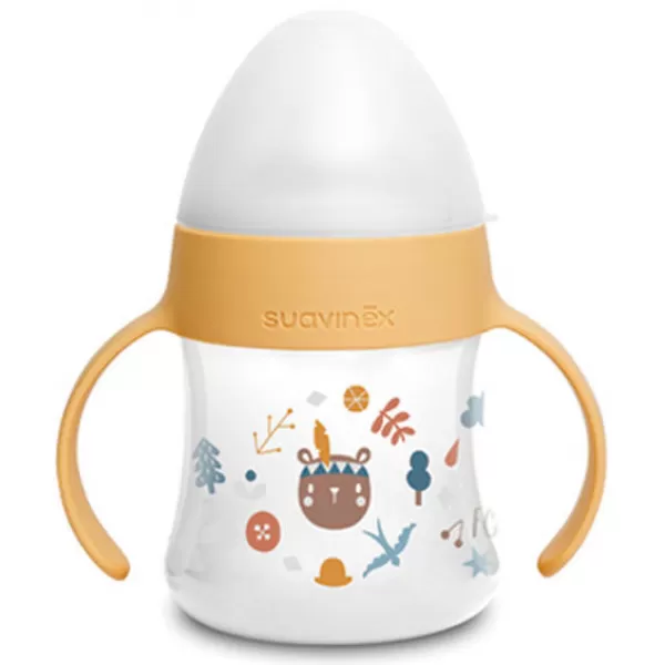 Suavinex PRVNÍ láhev s oušky FOREST 150 ml