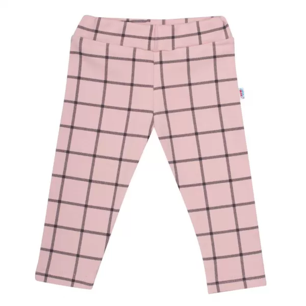 New Baby 3-dílná holčičí bavlněná souprava Cool Girls modro-růžová