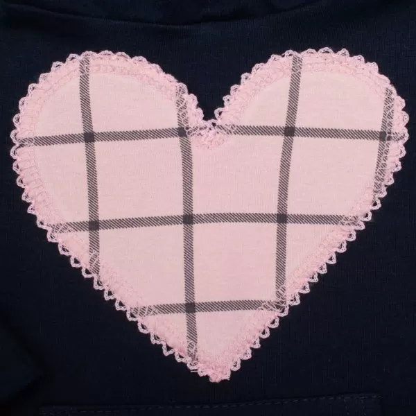 New Baby 3-dílná holčičí bavlněná souprava Cool Girls modro-růžová