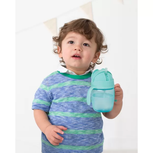 Skip Hop Hrnek rostoucí Sip-to-Straw Teal 6 m+