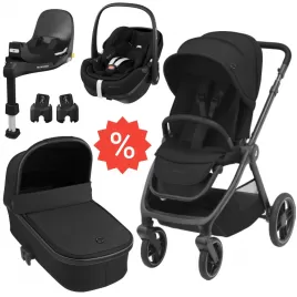 Maxi Cosi Set Oxford + korba + adaptéry + autosedačka + základna