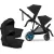 CYBEX e-Gazelle S + 2x Gazelle S Cot + sedačka ke golfové konfiguraci