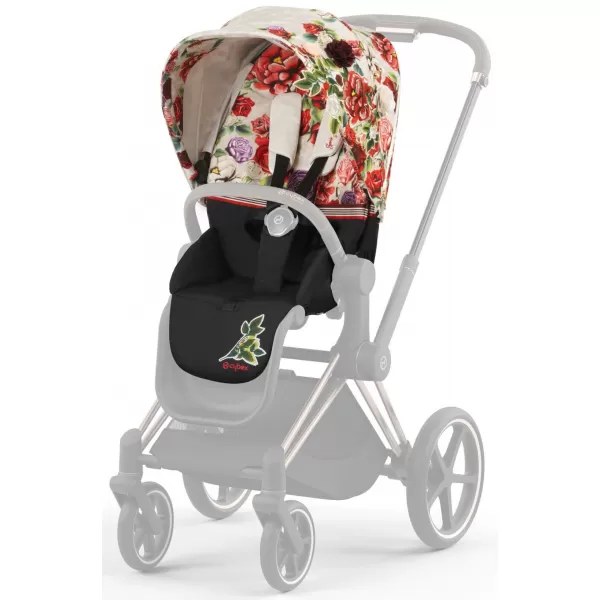 CYBEX Rám Priam 4.0, Seat Pack, Lux Carry Cot Spring Blossom