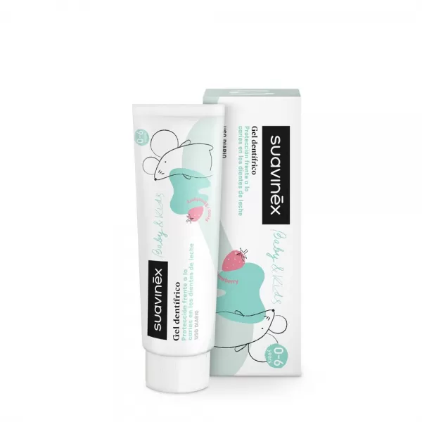 SUAVINEX Dětská zubní pasta BABY/KIDS  s jahodovou příchutí - 50 ml