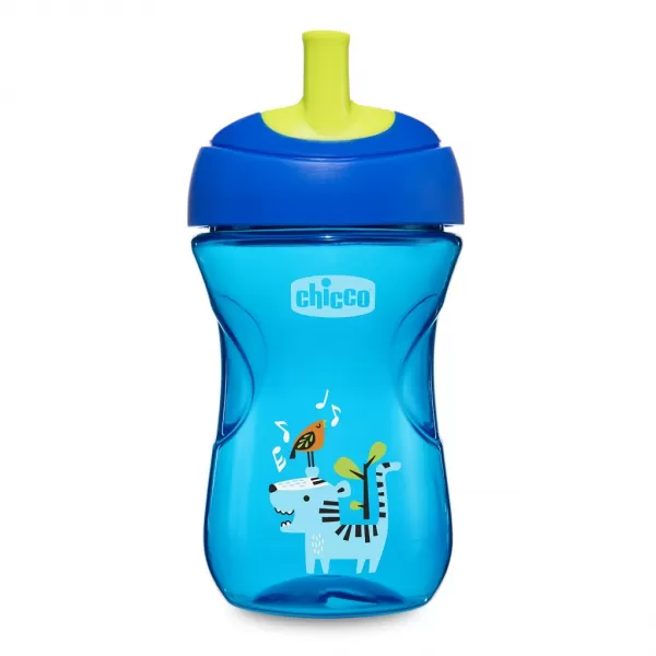 Chicco Set jídelní - talíře, příbory, sklenka, 12m+