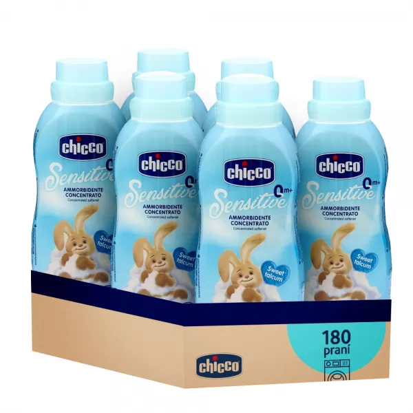 6x CHICCO Aviváž koncentrovaná Sladký Pudr 750ml