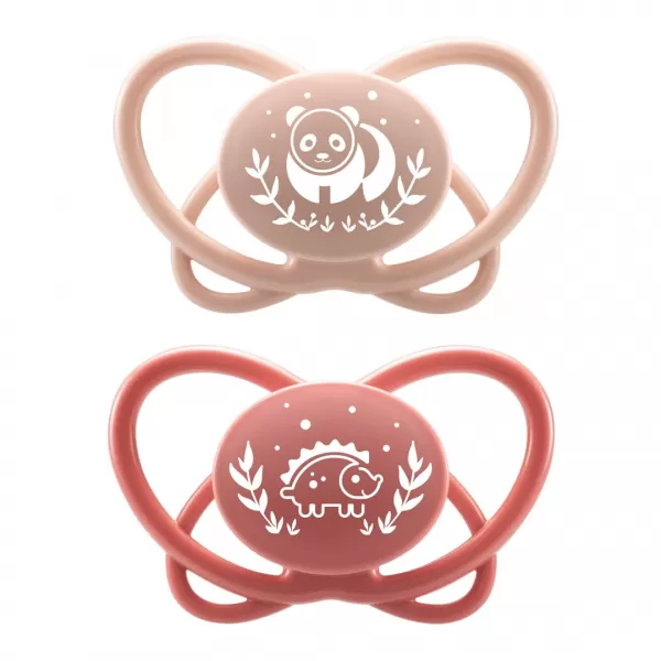 NIP FIRST moments šidítko Motýlek, silikon, v.2 / 5-18m, mix barev