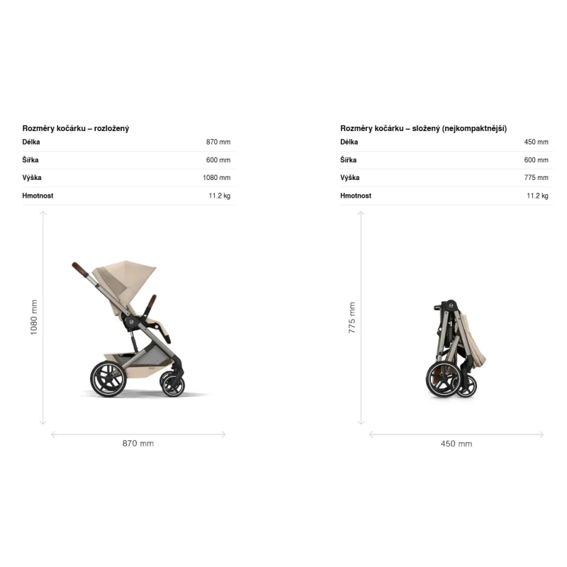 Cybex Balios S Lux + Fold Cot