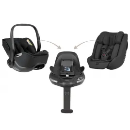 KikkaBoo Set i-Class 360 i-SIZE Autosedačka 40-87cm + Autosedačka 40-105cm + Základna otočná